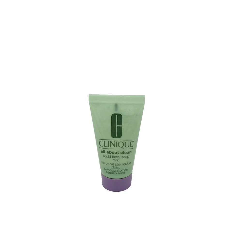 Clinique All About Clean Liquid Facial Soap Mild 1 oz / 30 ml Set of 6